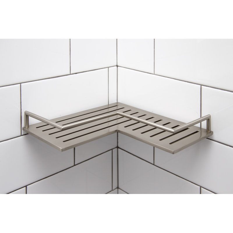 Ginger Surface Stainless Steel Shower Shelf & Reviews Wayfair